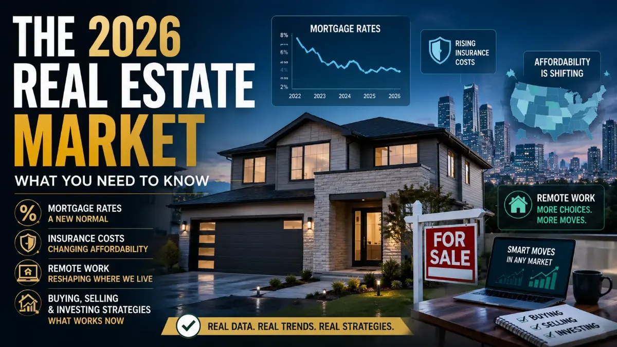 Real Estate in 2026: What Every Buyer, Seller, and Investor Needs to Know Right Now