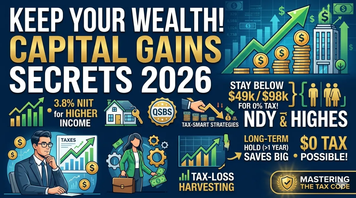 Capital Gains Taxes in 2026: How Smart Investors Keep More of Their Wealth