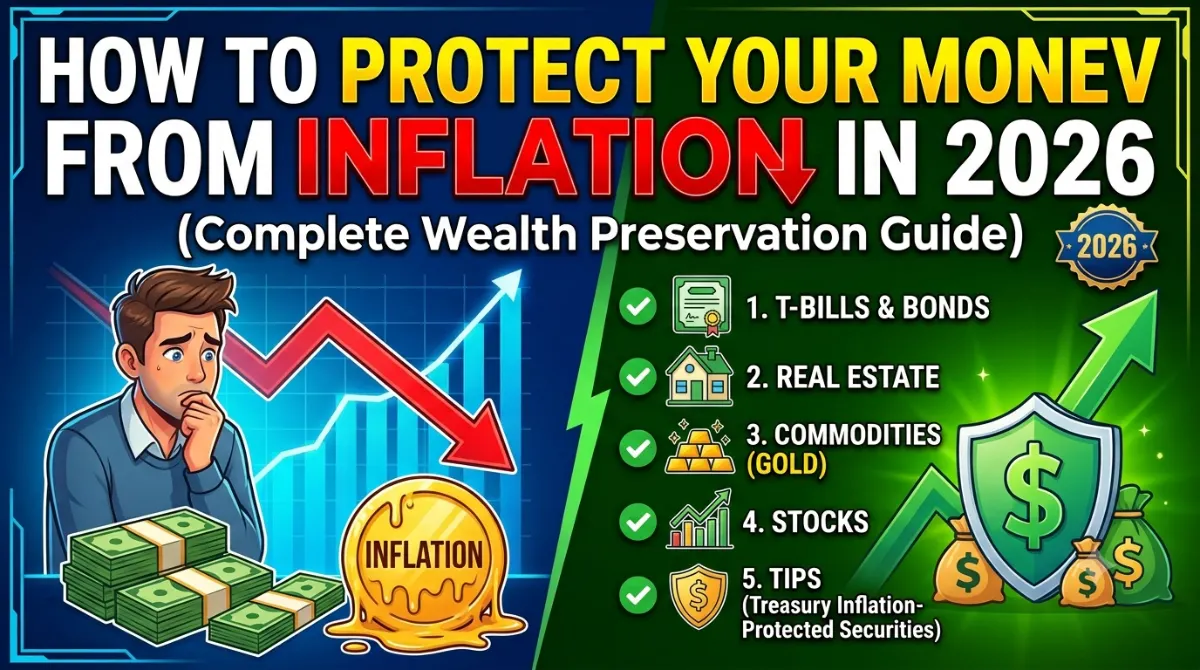 How to Protect Your Money From Inflation in 2026 (Complete Wealth Preservation Guide)