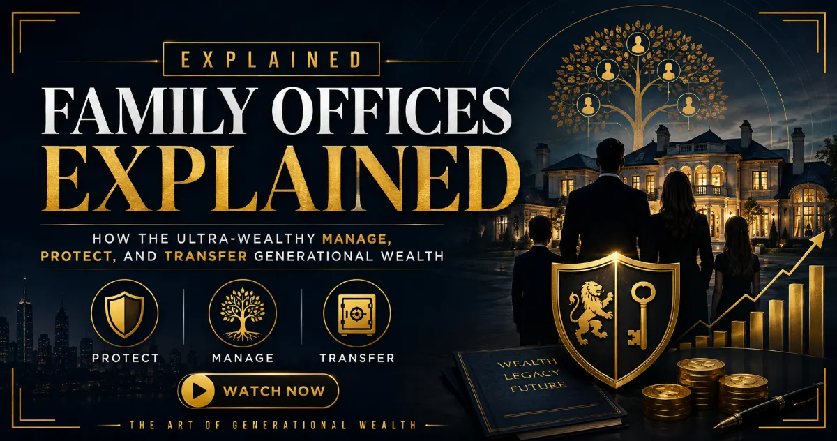 Family Offices Explained: How the Ultra-Wealthy Manage, Protect, and Transfer Generational Wealth